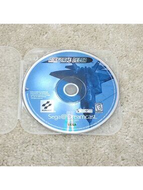 Sega Dreamcast Airforce Delta Konami Combat Flight Sim T-9501N Standard Tested